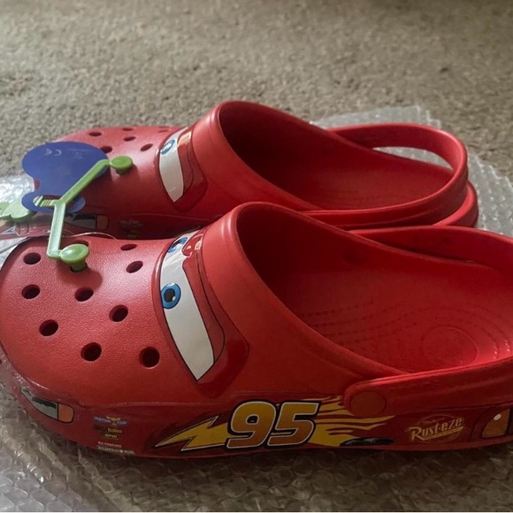 Lighting McQueen crocs size 11